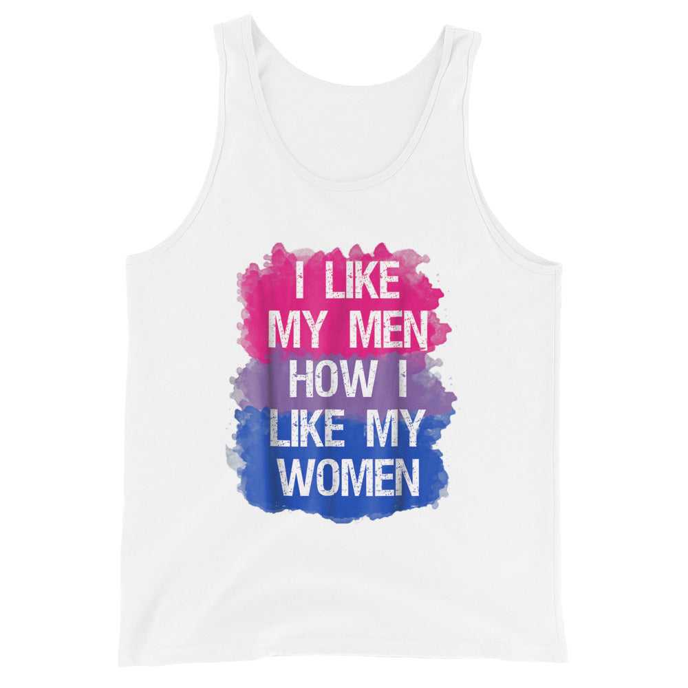 I Like My Men How I Like My Women Tank Top - gay pride apparel