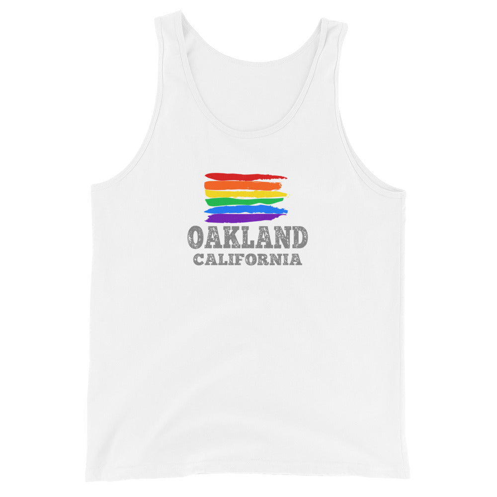 Oakland California LGBTQ+ Gay Pride Tank Top - gay pride apparel