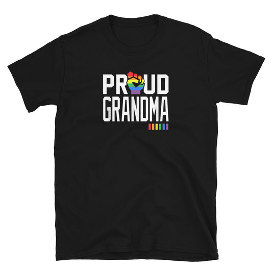 Proud Grandma Gay Pride T-Shirt - gay pride apparel