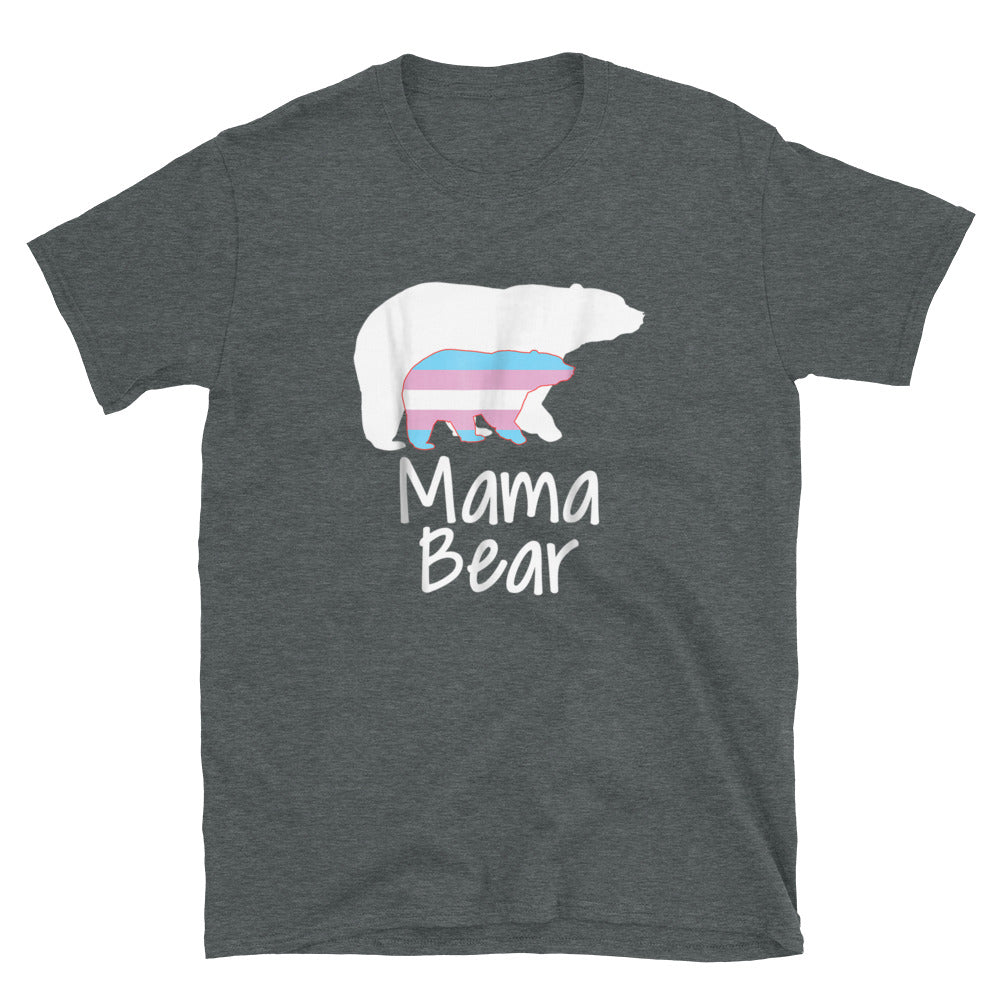 Mama Bear Transgender Proud Mom T-Shirt - gay pride apparel