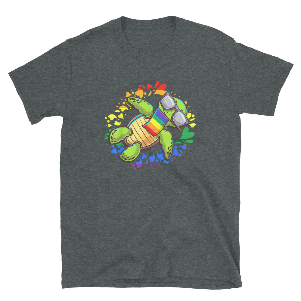 Gay Pride Turtle T-Shirt - gay pride apparel