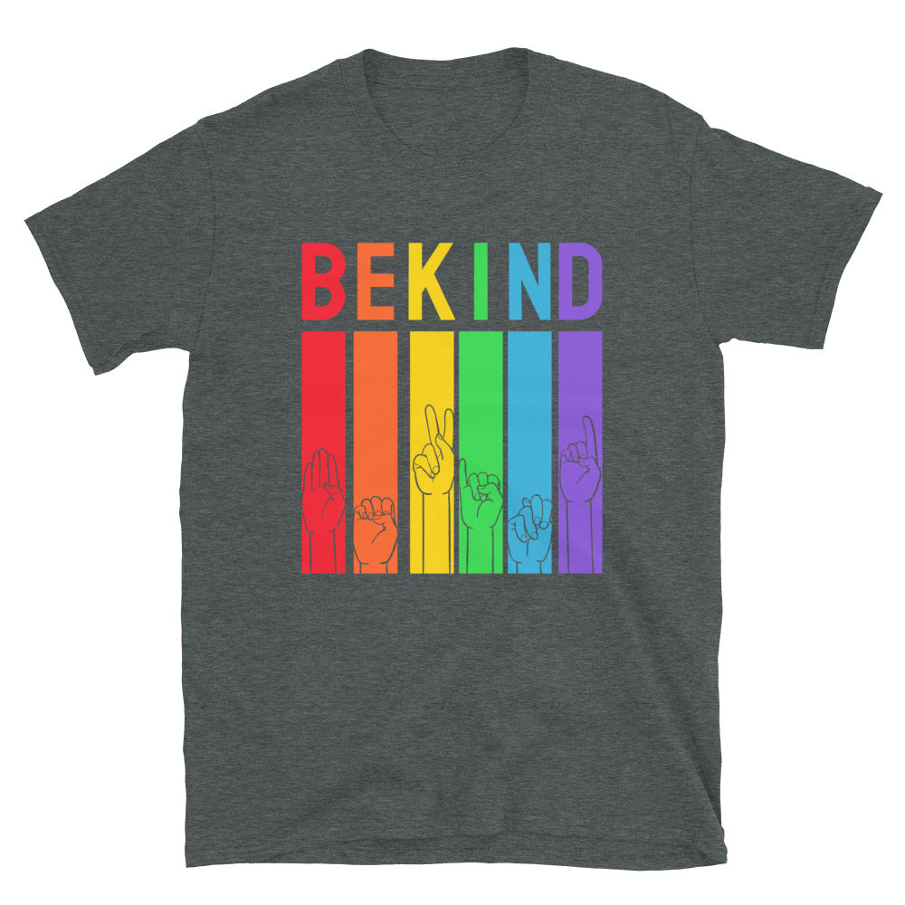 Be Kind Gay Pride T-Shirt - gay pride apparel
