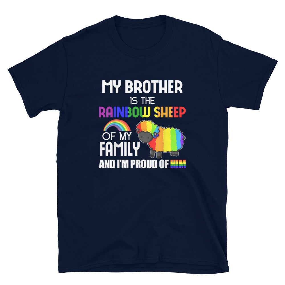 My Brother is the Rainbow Ship T-Shirt - gay pride apparel