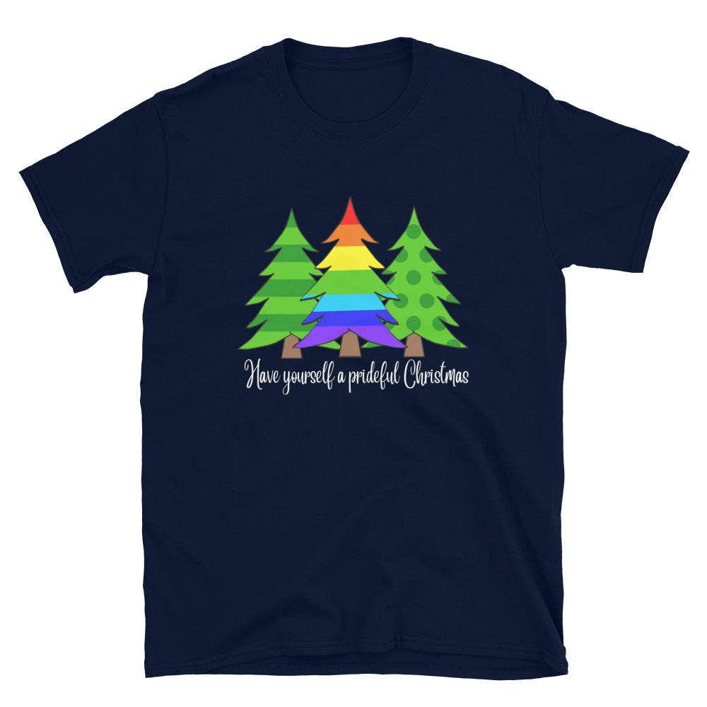 Have Yourself a Wonderful Christmas Unisex T-Shirt - gay pride apparel