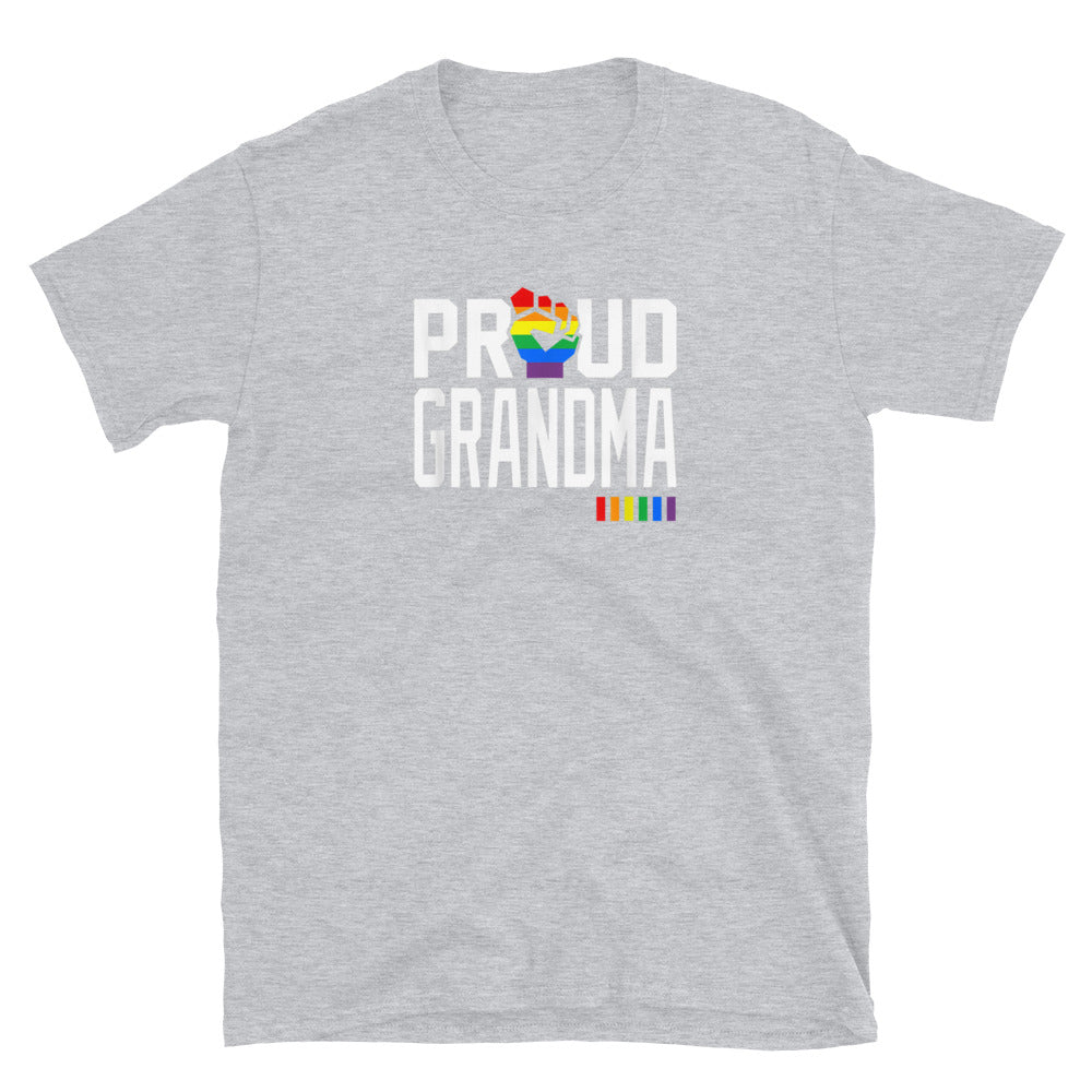 Proud Grandma Gay Pride T-Shirt - gay pride apparel