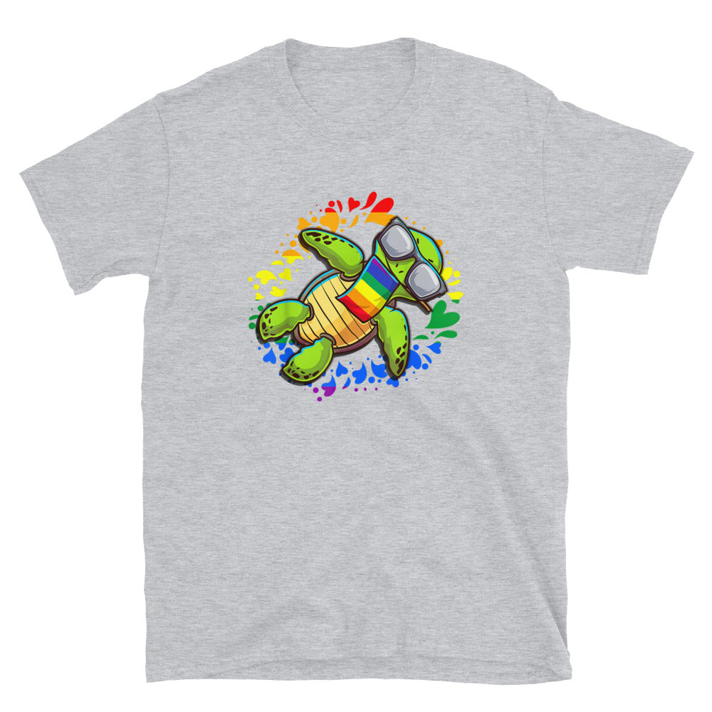 Gay Pride Turtle T-Shirt - gay pride apparel