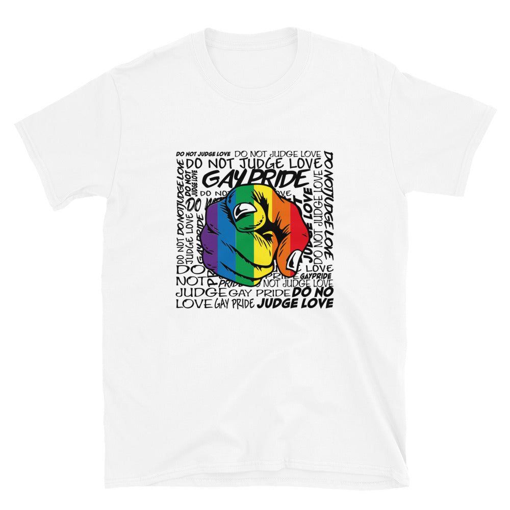 Do Not Judge Love Gay Pride T-Shirt - gay pride apparel