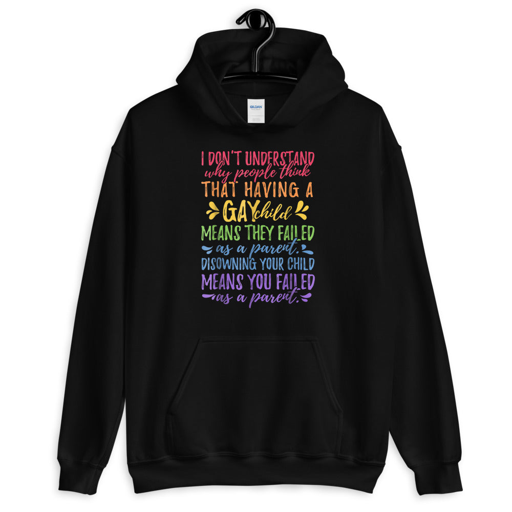 I Don't Understand Why Unisex Pride Hoodie - gay pride apparel