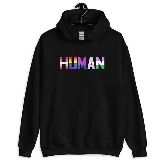 Human LGBTQ Pride Unisex Hoodie - gay pride apparel
