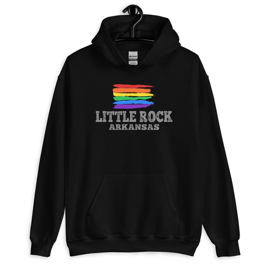 Little Rock Arkansas LGBTQ+ Gay Pride Hoodie - gay pride apparel
