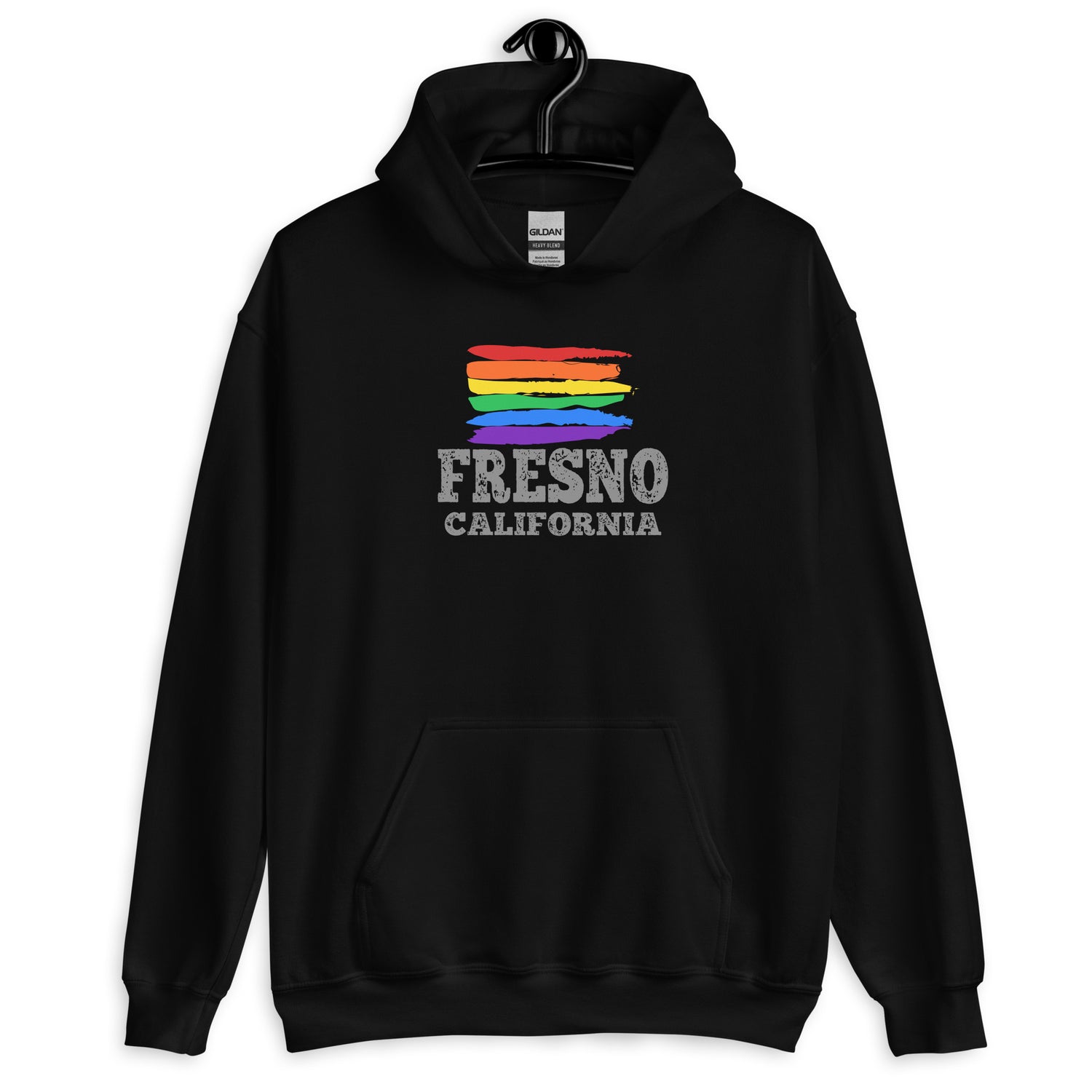 Fresno California LGBTQ+ Gay Pride Hoodie - gay pride apparel