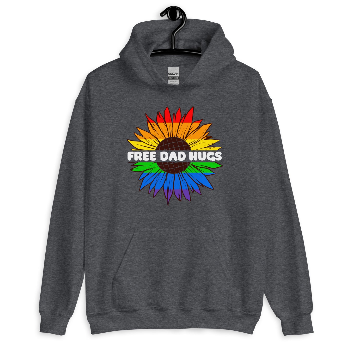 Free Dad Hugs Gay Pride Hoodie - gay pride apparel