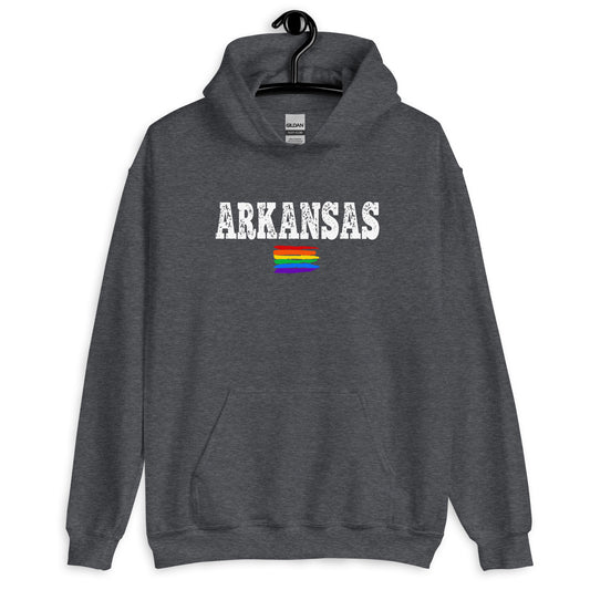 Arkansas LGBTQ+ Gay Pride Hoodie - gay pride apparel