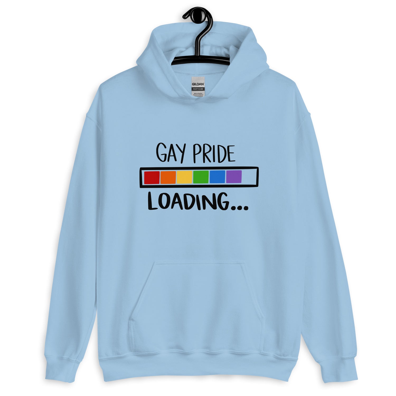 Gay Pride Loading Hoodie - gay pride apparel