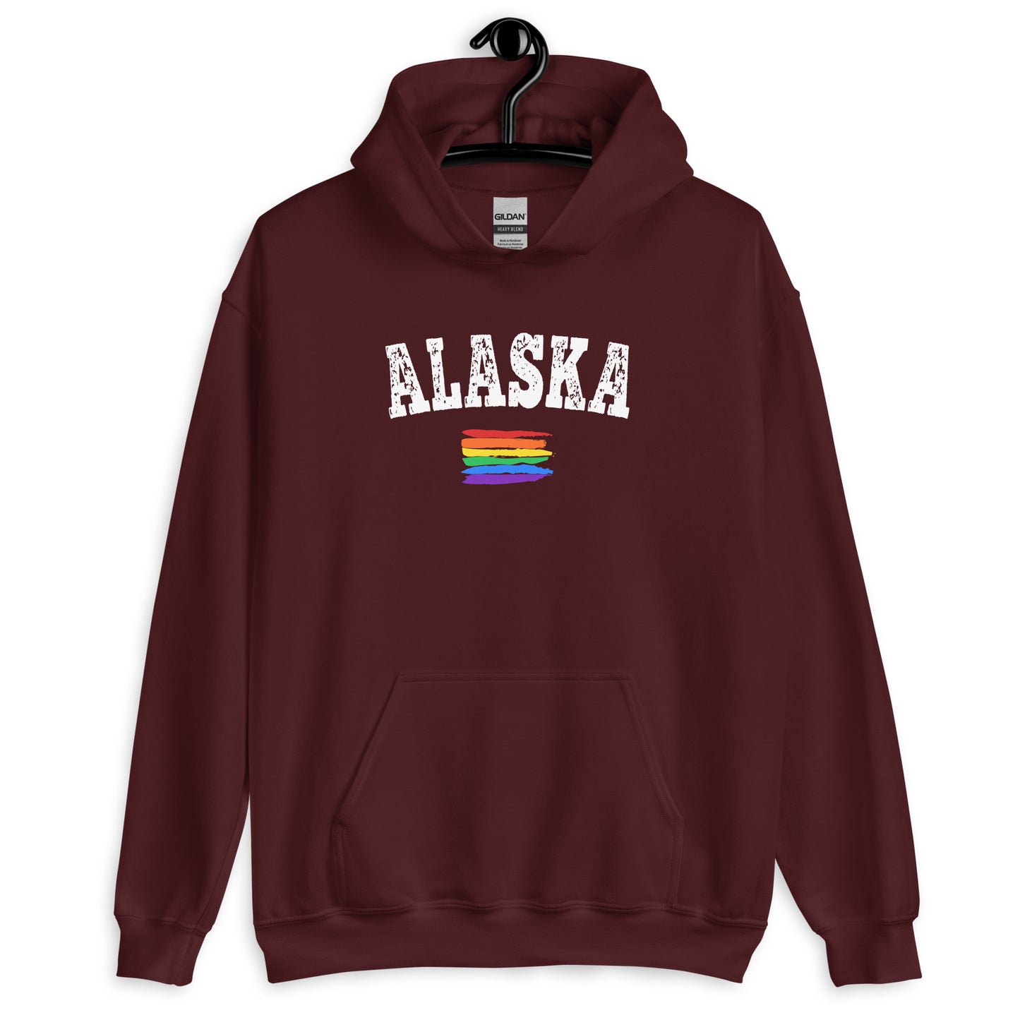 Alaska LGBTQ+ Gay Pride Hoodie - gay pride apparel