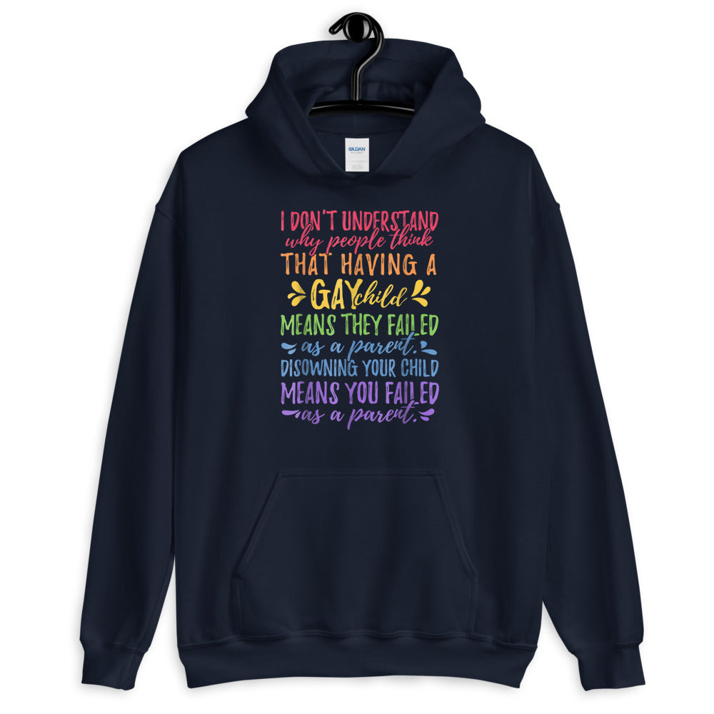 I Don't Understand Why Unisex Pride Hoodie - gay pride apparel
