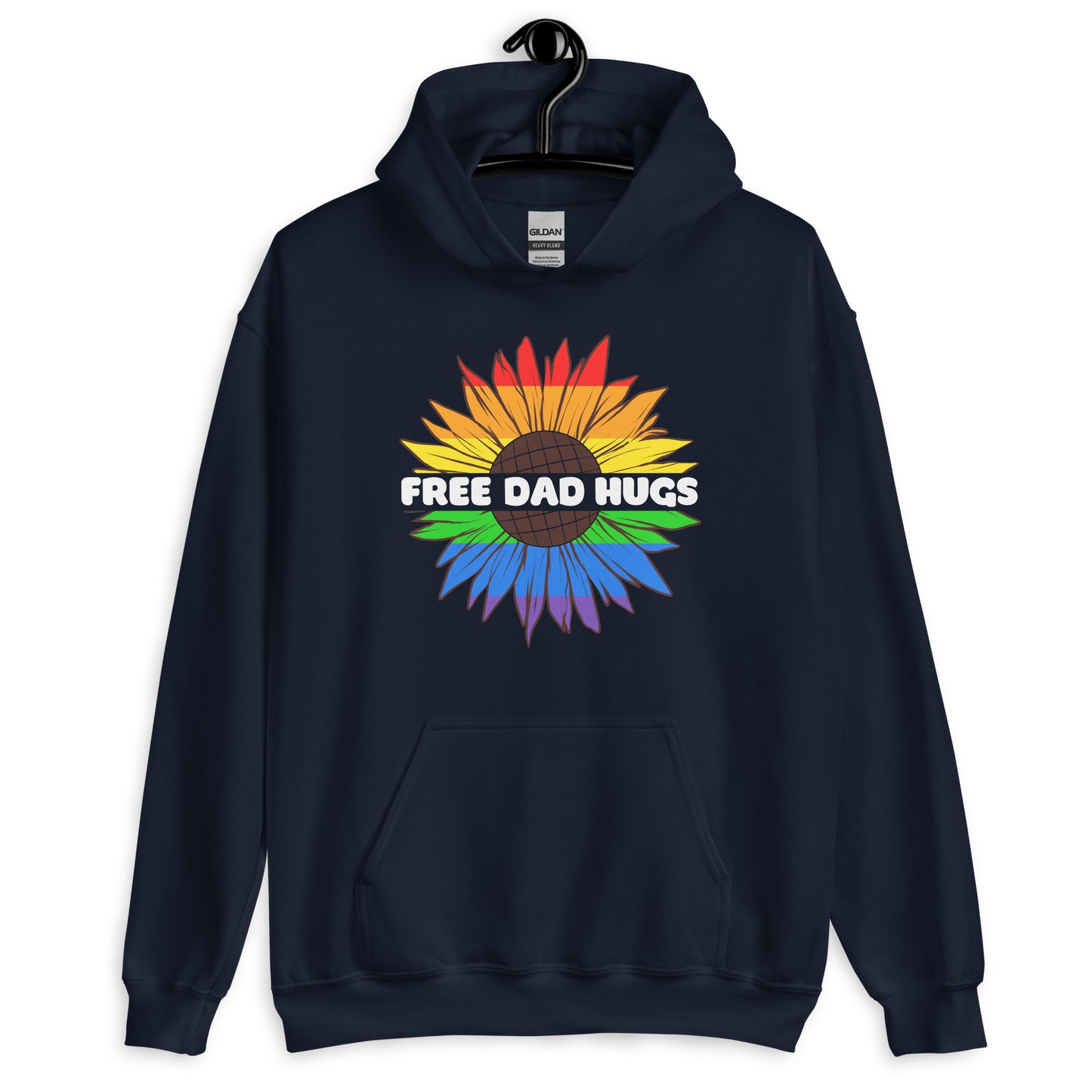 Free Dad Hugs Gay Pride Hoodie - gay pride apparel