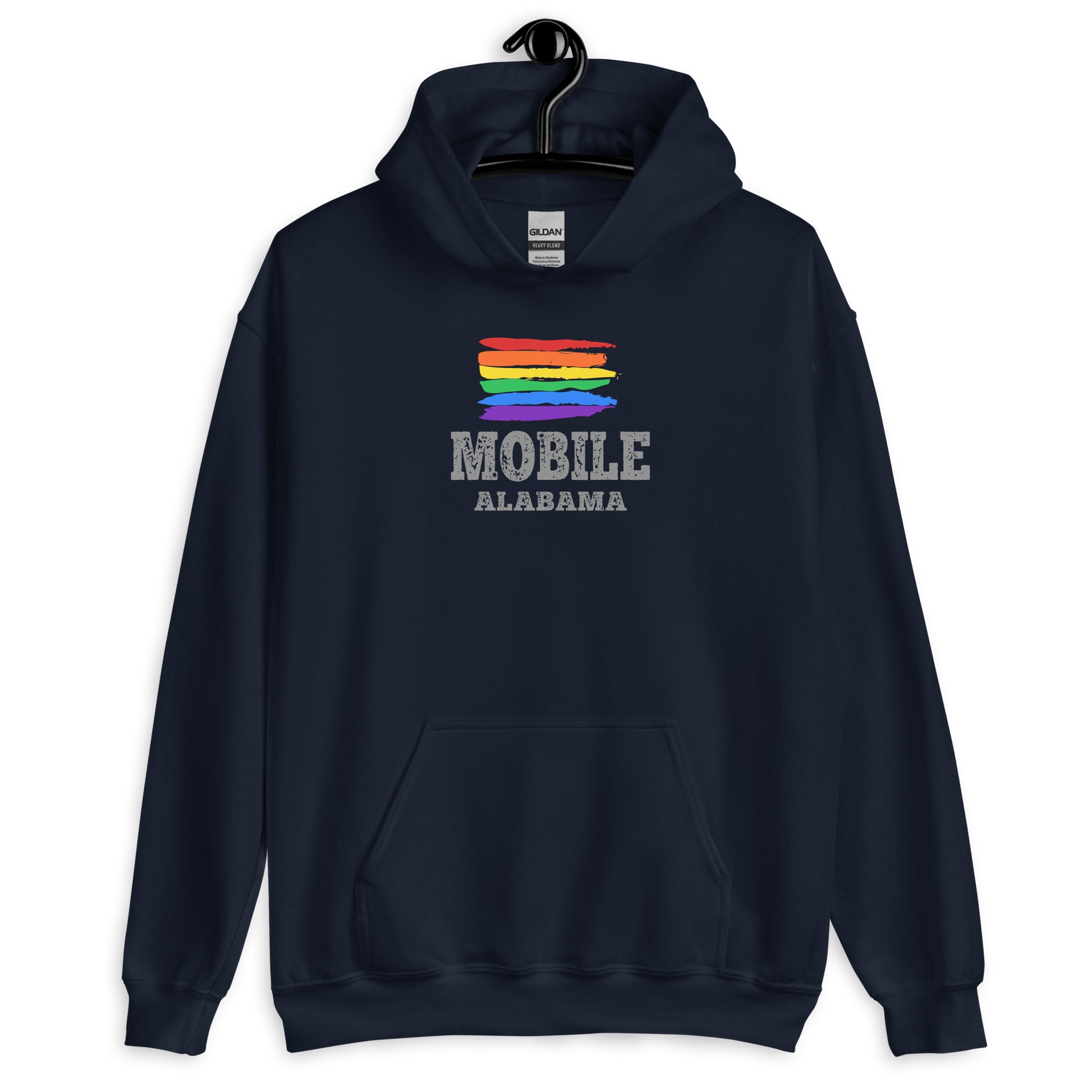 Mobile Alabama LGBTQ+ Gay Pride Hoodie - gay pride apparel