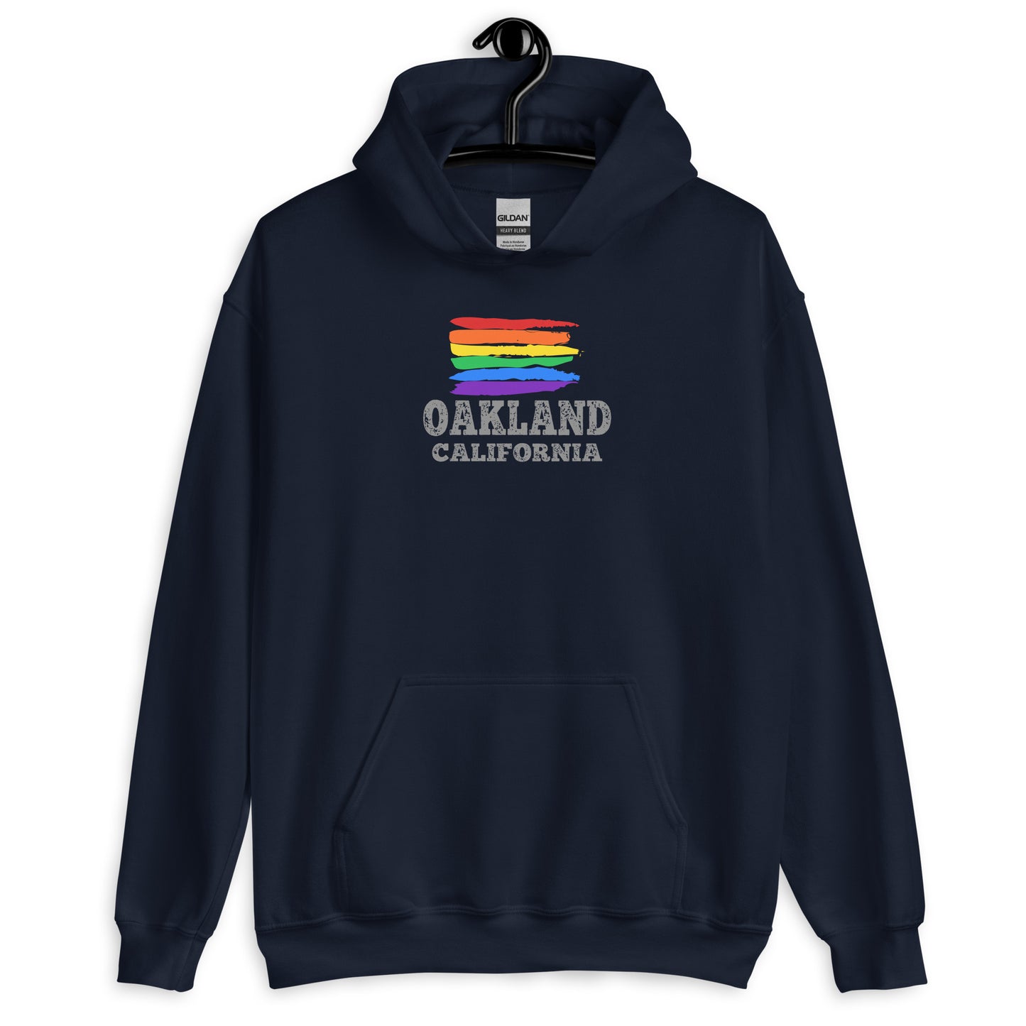 Oakland California LGBTQ+ Gay Pride Hoodie - gay pride apparel