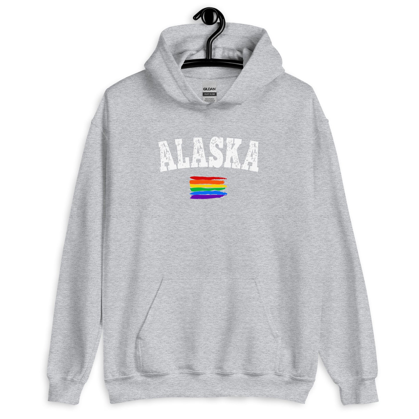 Alaska LGBTQ+ Gay Pride Hoodie - gay pride apparel