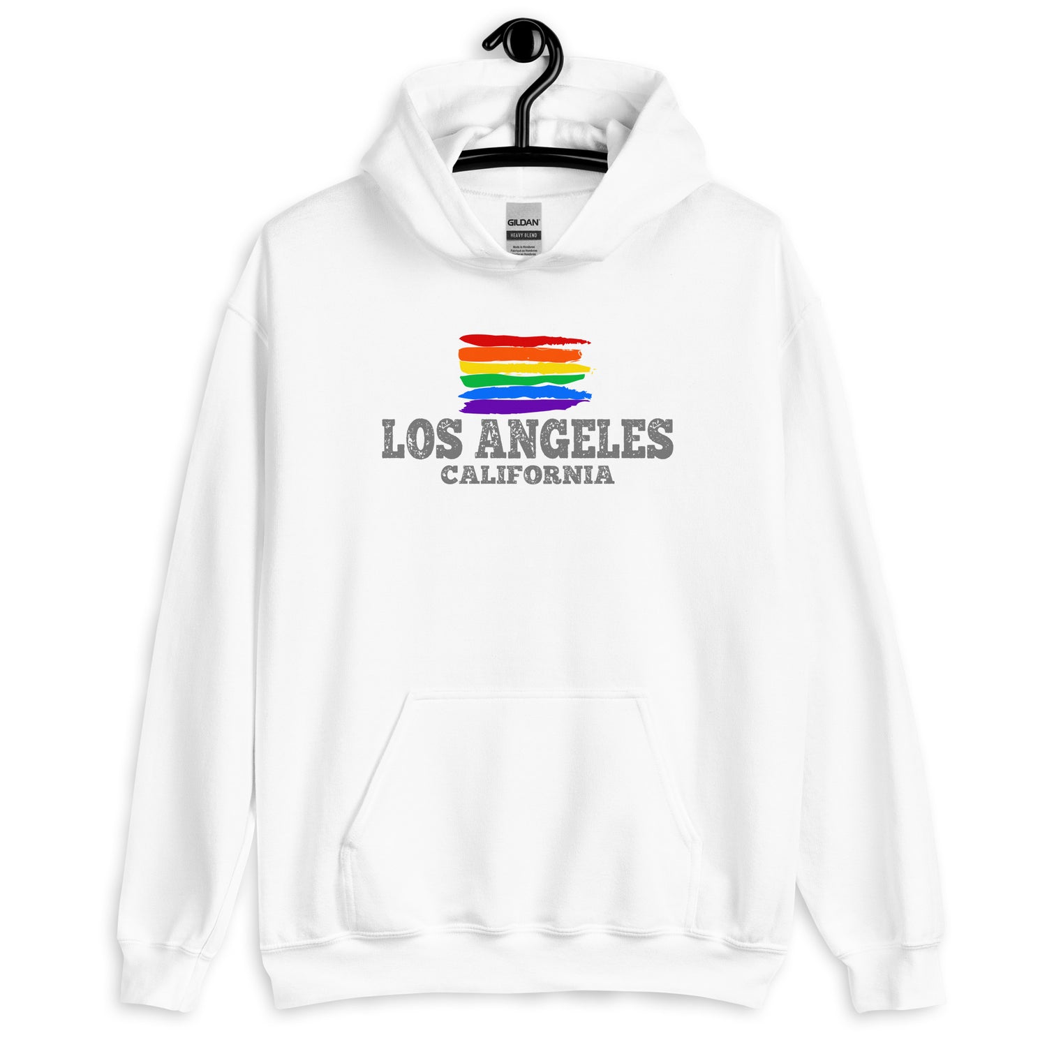 Los Angeles California LGBTQ+ Gay Pride Hoodie - gay pride apparel
