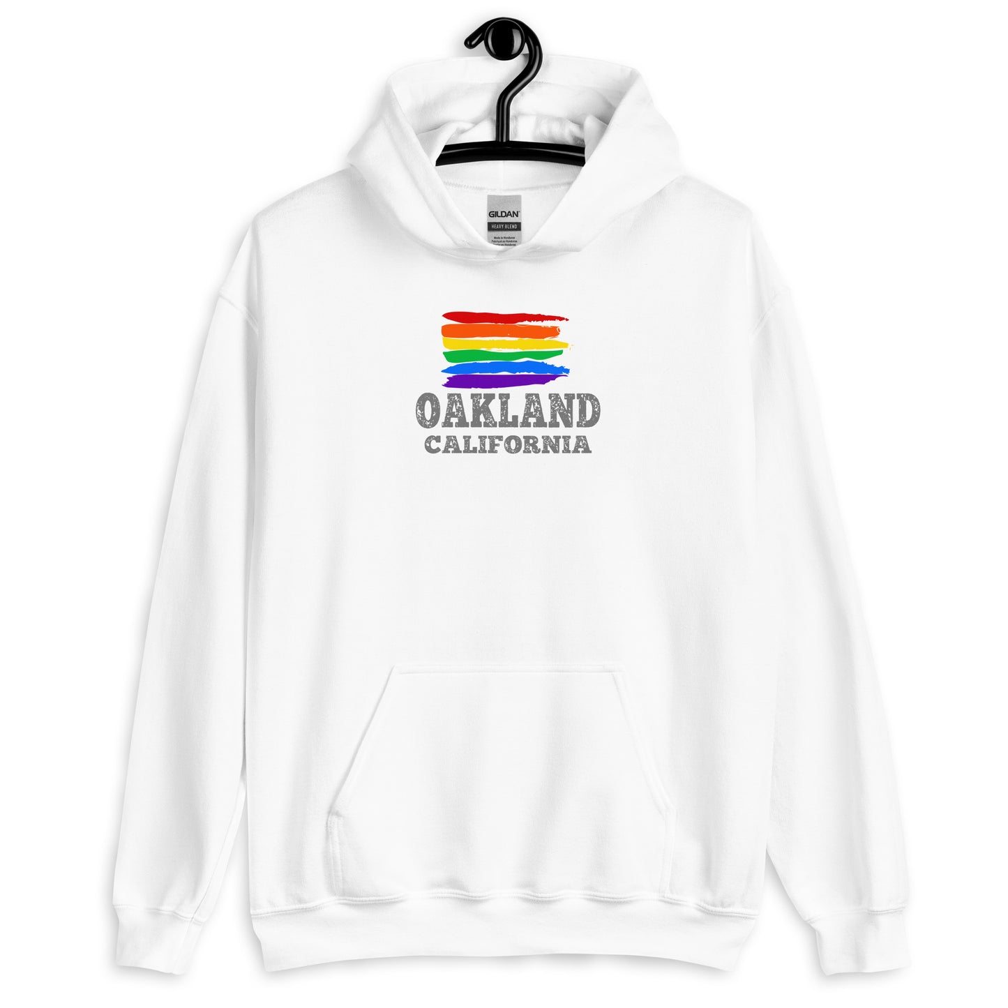 Oakland California LGBTQ+ Gay Pride Hoodie - gay pride apparel