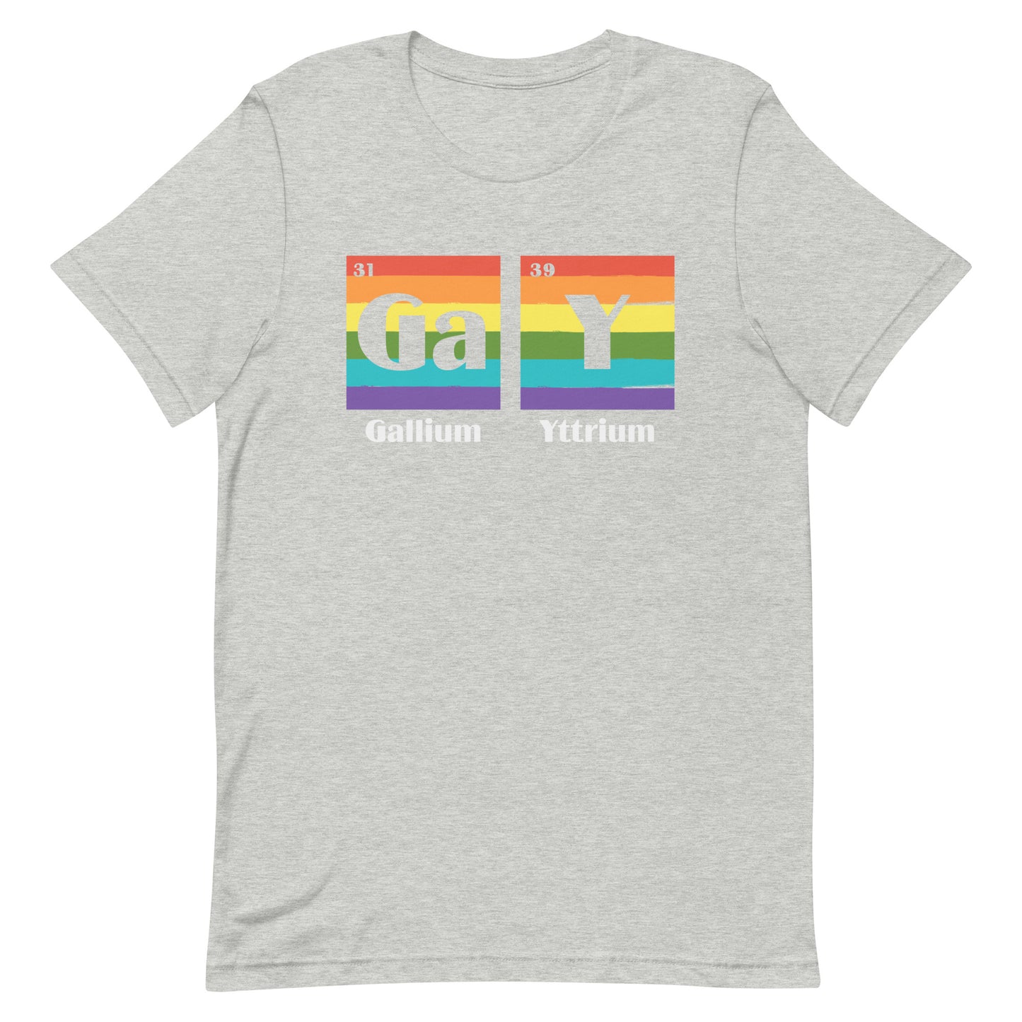 Ga-Y (Gallium-Yttrium) LGBTQ Pride T-Shirt - gay pride apparel