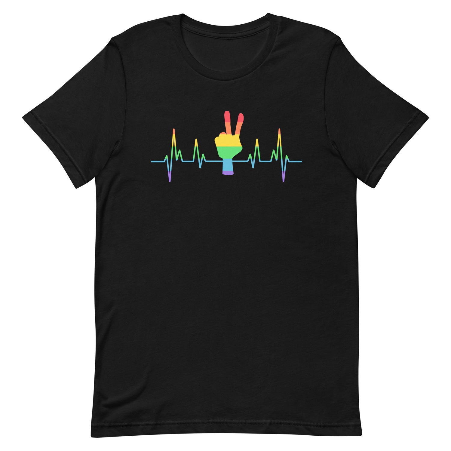 LGBT Peace Gay Pride Lifeline T-Shirt - gay pride apparel