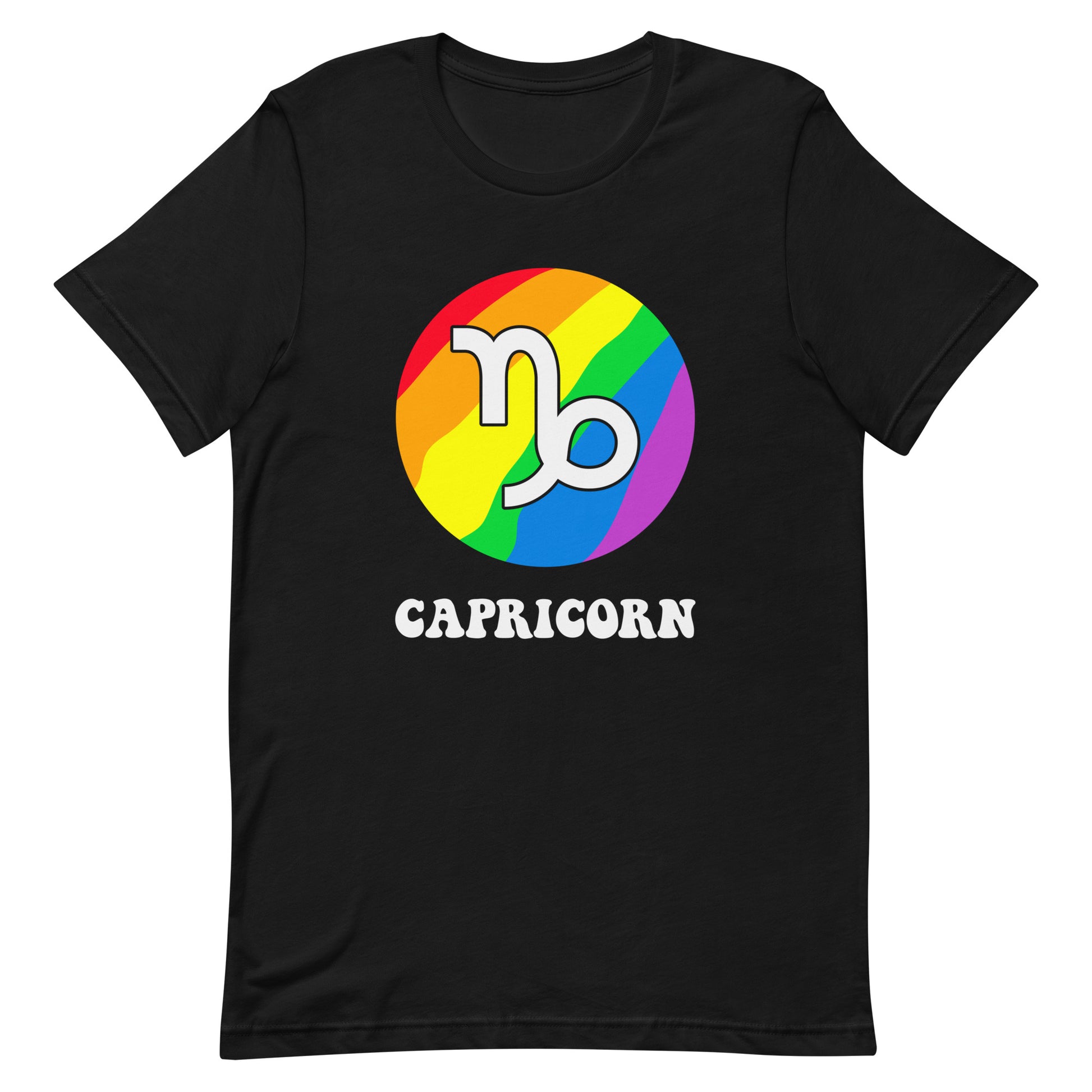 Capricorn Zodiac Sign Gay Pride T-Shirt - gay pride apparel