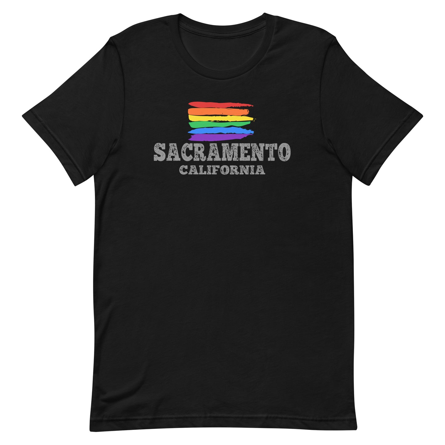 Sacramento California LGBTQ+ Gay Pride T-Shirt - gay pride apparel