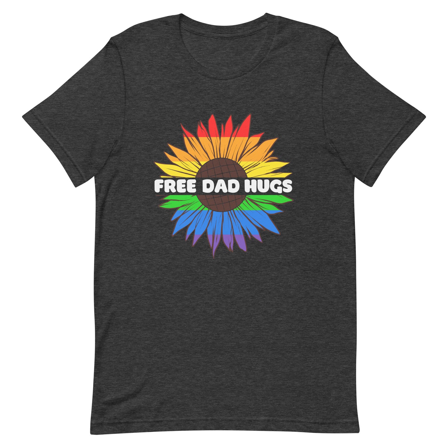 Free Dad Hugs Pride T-Shirt - gay pride apparel
