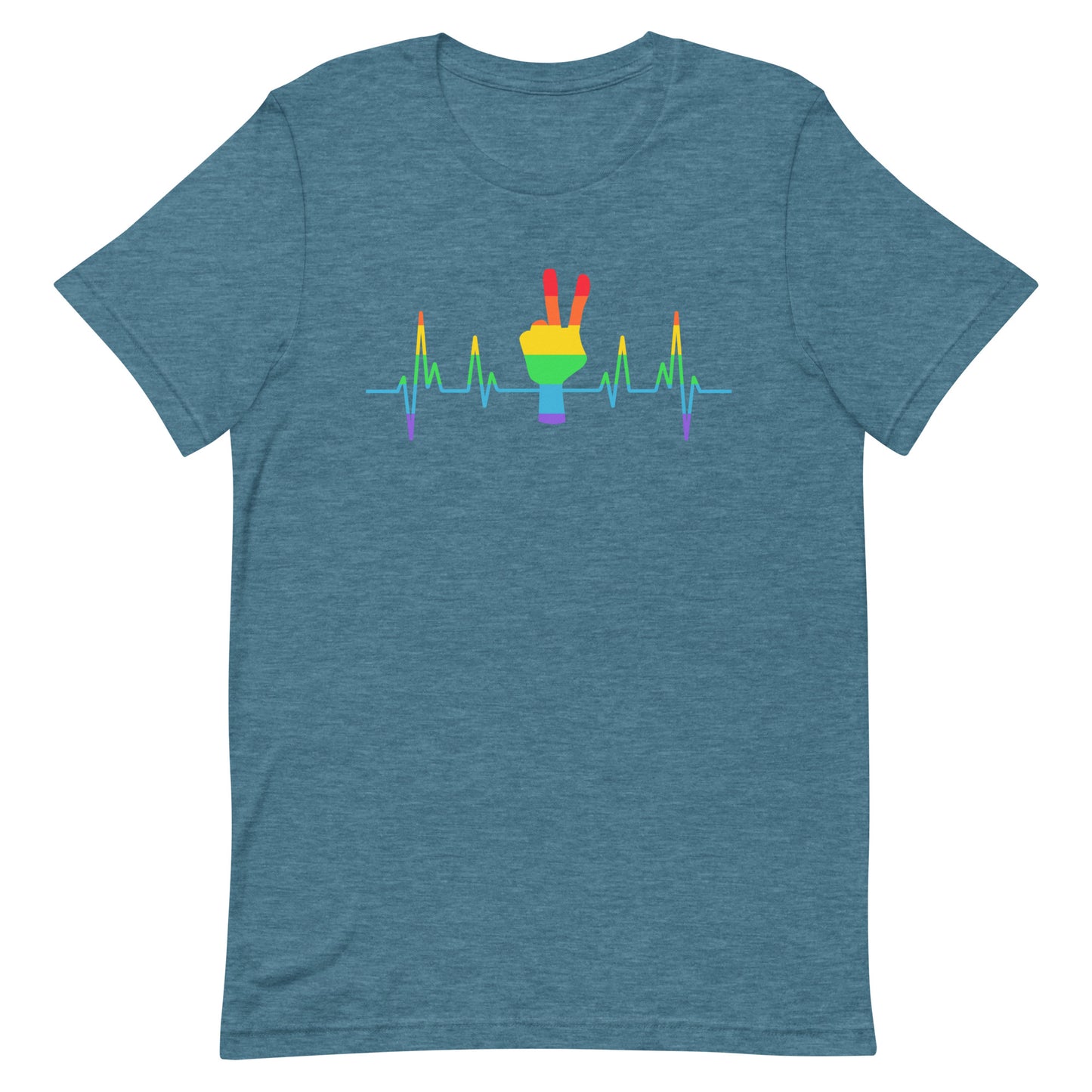 LGBT Peace Gay Pride Lifeline T-Shirt - gay pride apparel