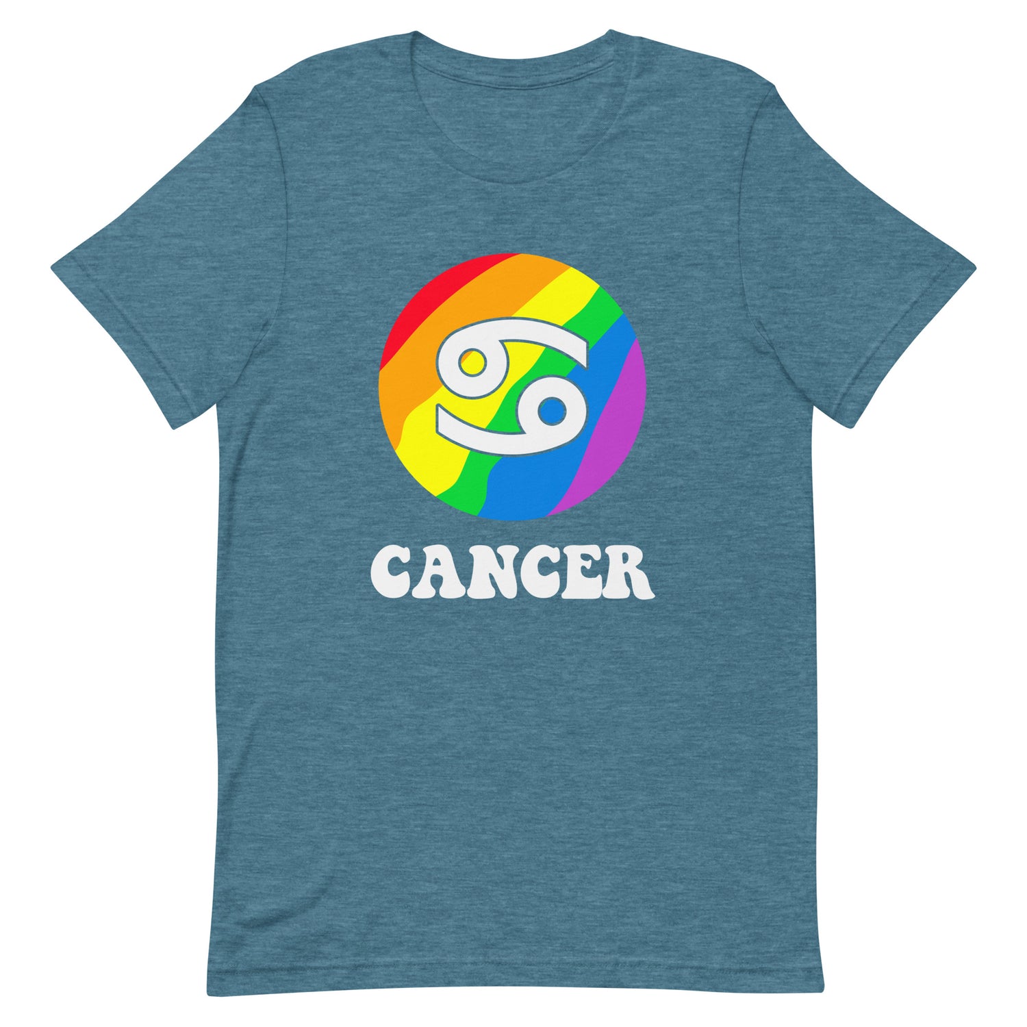Cancer Zodiac Sign Gay Pride T-Shirt - gay pride apparel