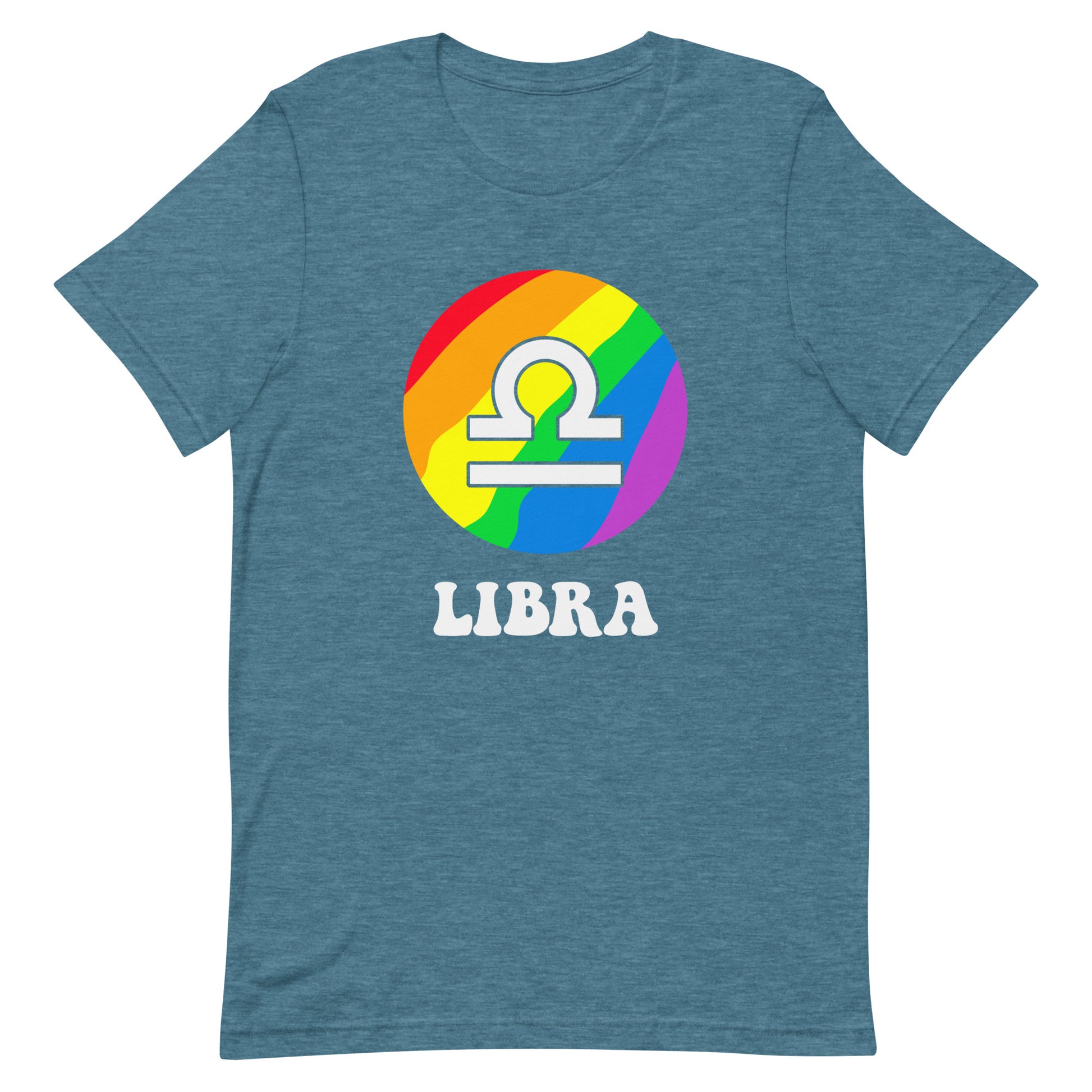 Libra Zodiac Sign Gay Pride T-Shirt - gay pride apparel