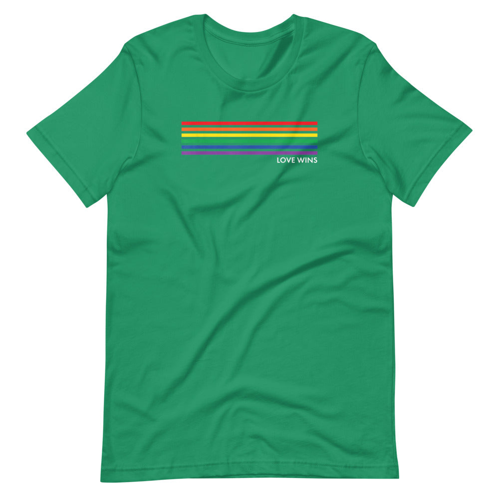 Love Wins Gay Pride Unisex T-Shirt - gay pride apparel