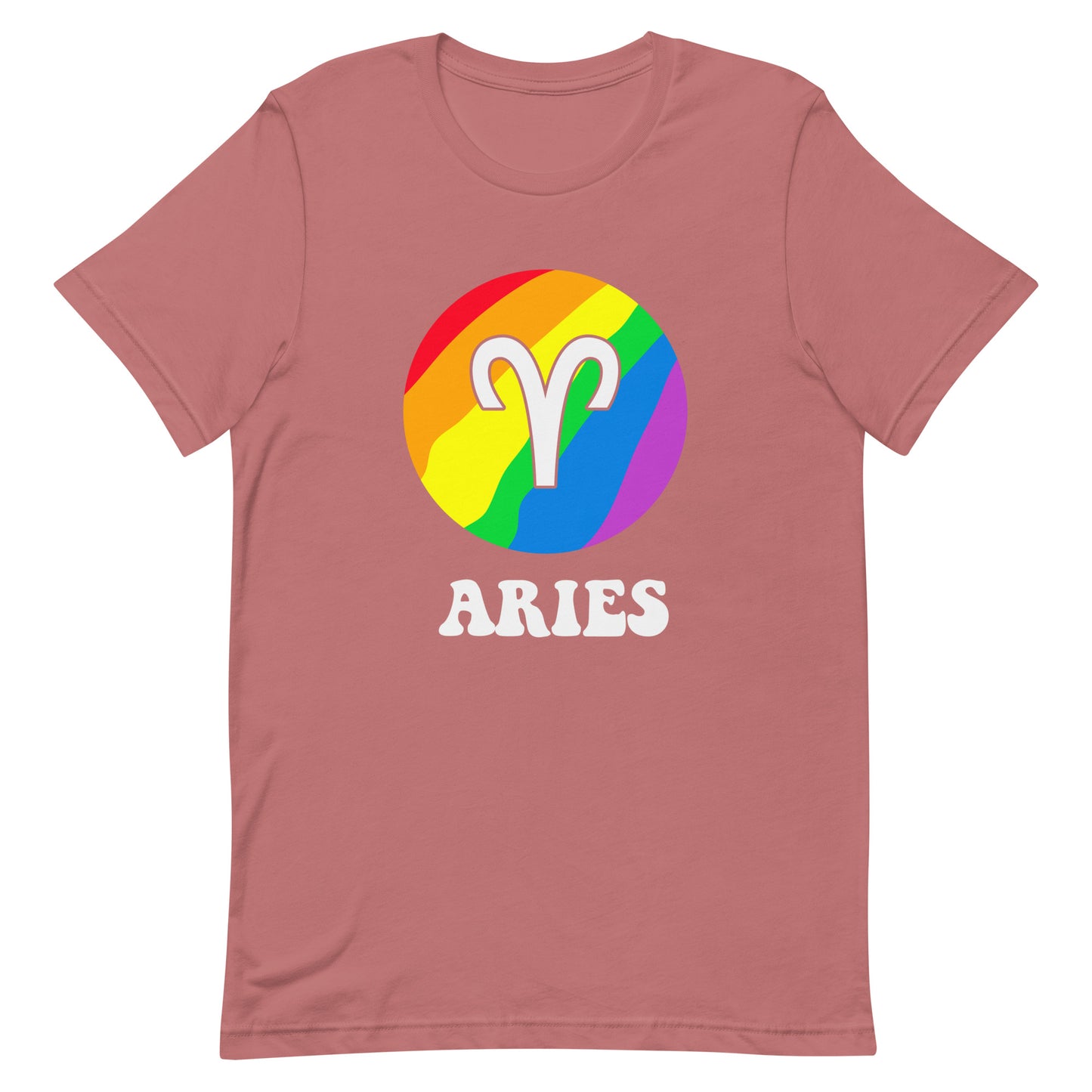 Aries Zodiac Sign Gay Pride T-Shirt - gay pride apparel
