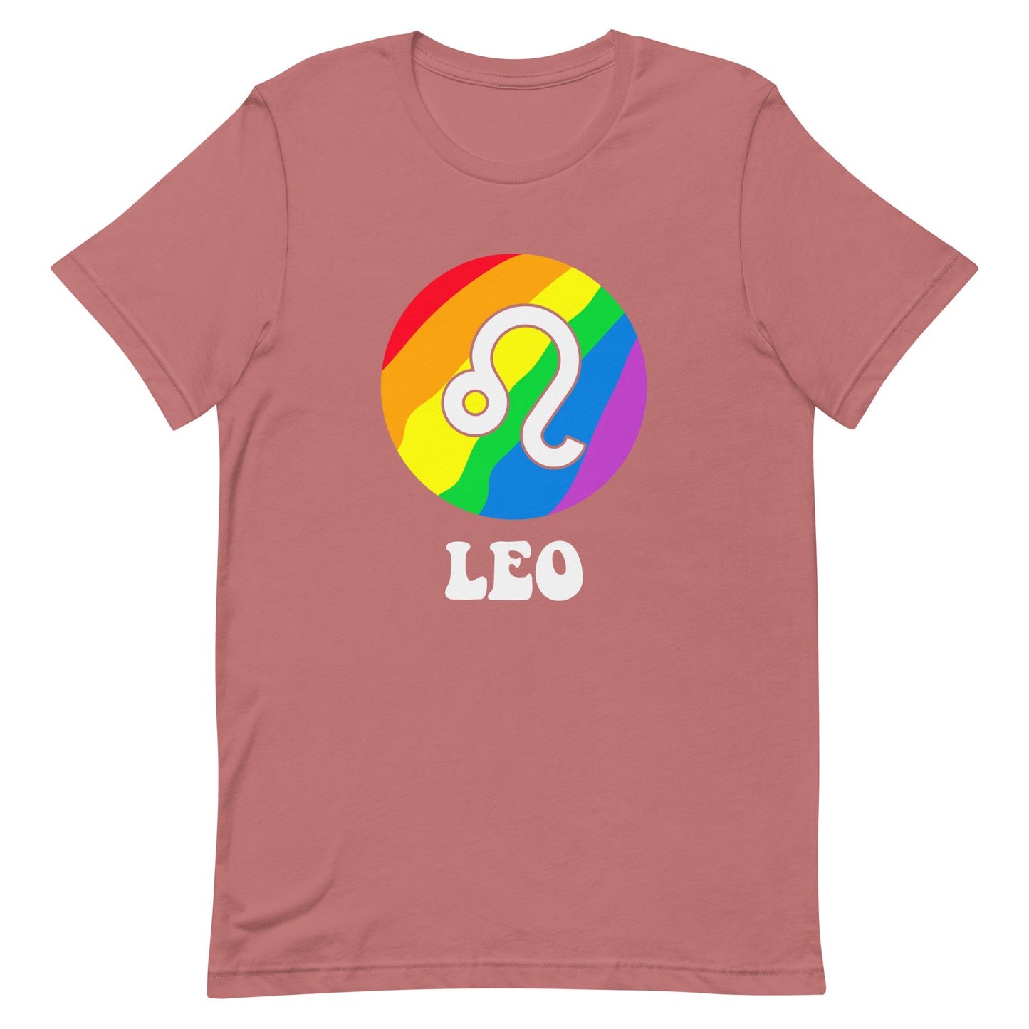 Leo Zodiac Sign Gay Pride T-Shirt - gay pride apparel