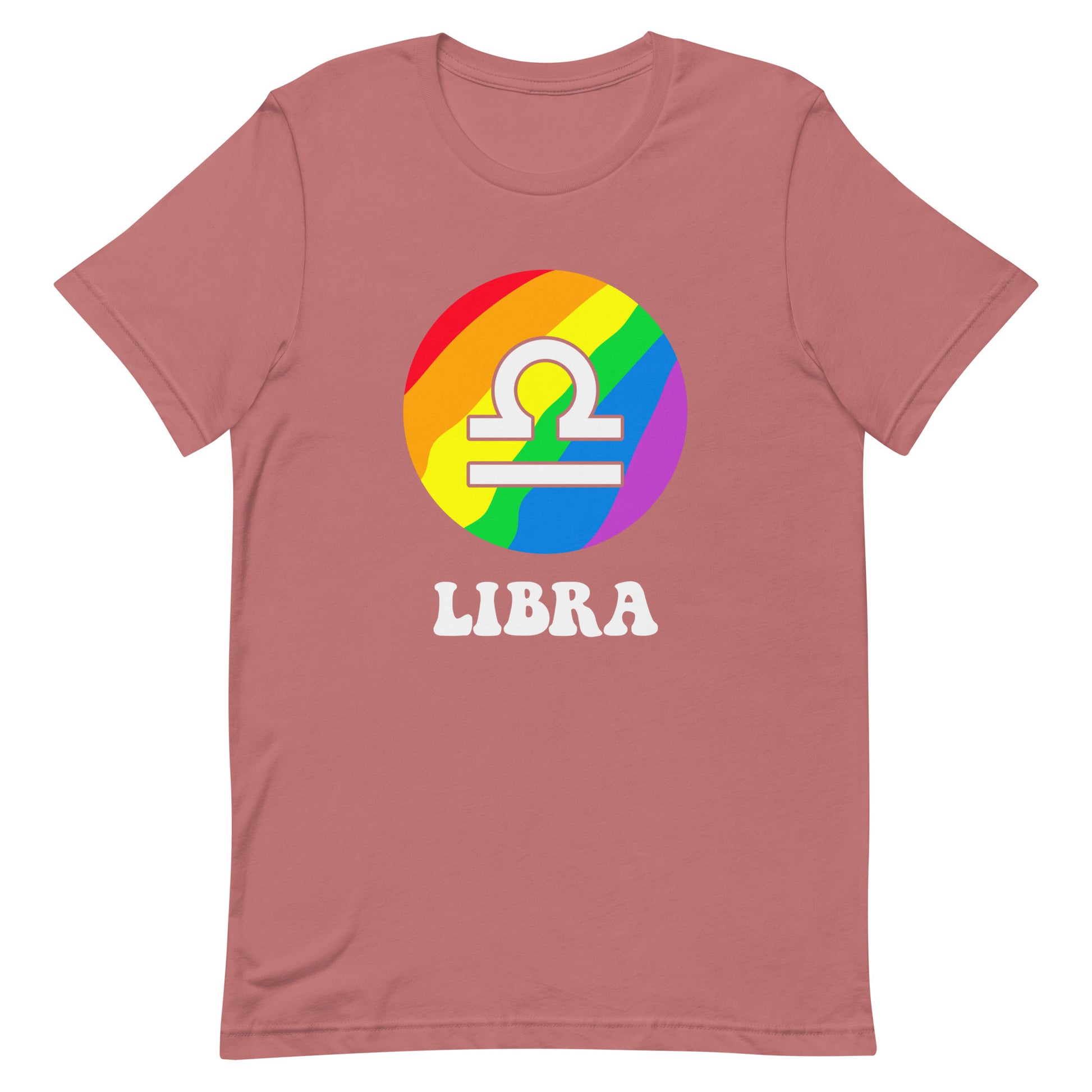Libra Zodiac Sign Gay Pride T-Shirt - gay pride apparel