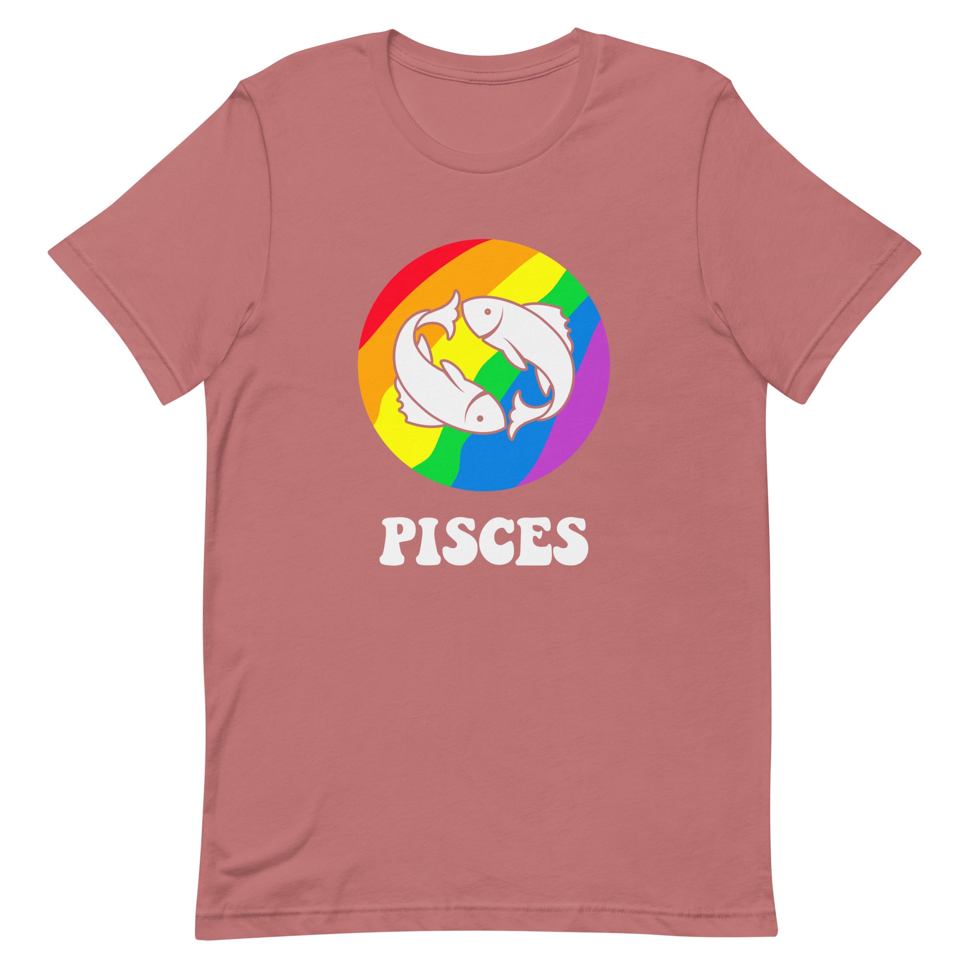 Pisces Zodiac Sign Gay Pride T-Shirt - gay pride apparel