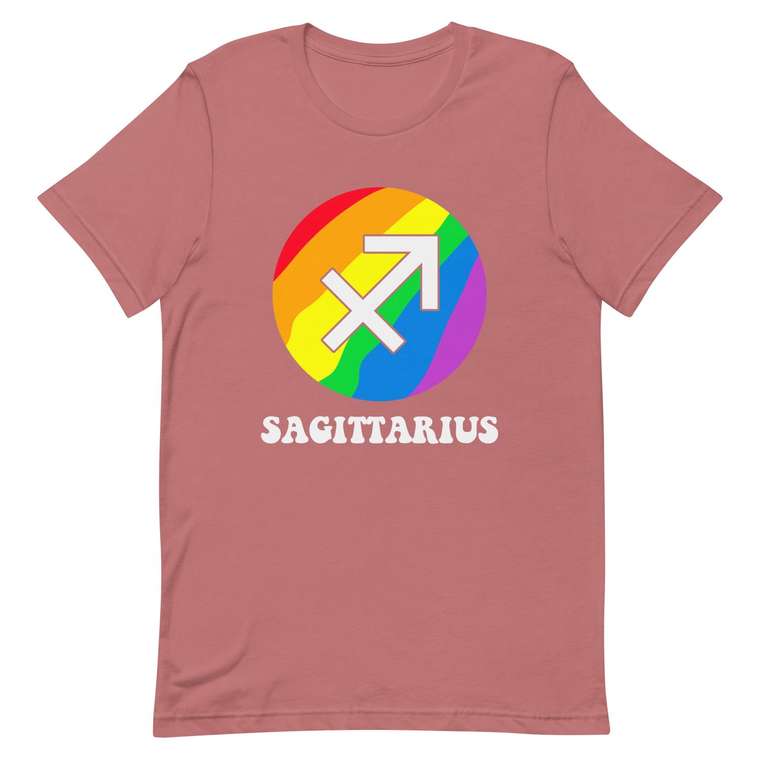 Sagittarius Zodiac Sign Gay Pride T-Shirt - gay pride apparel