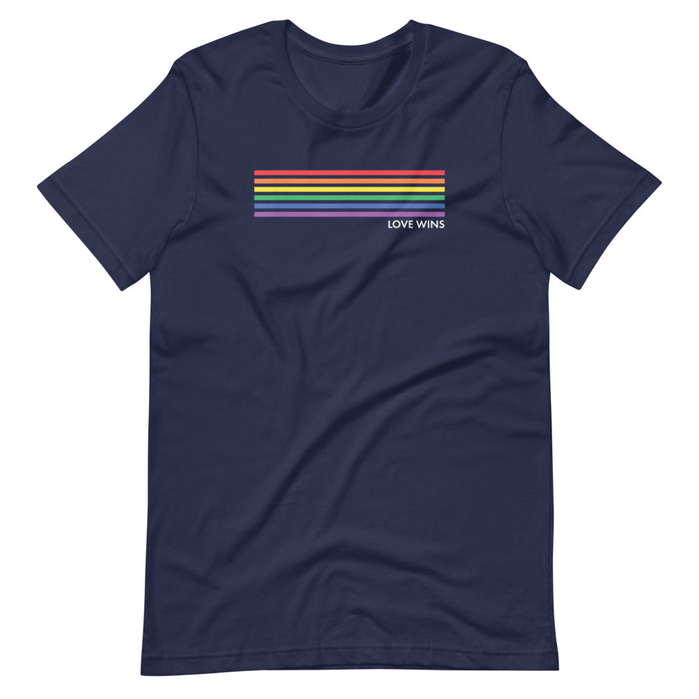 Love Wins Gay Pride Unisex T-Shirt - gay pride apparel