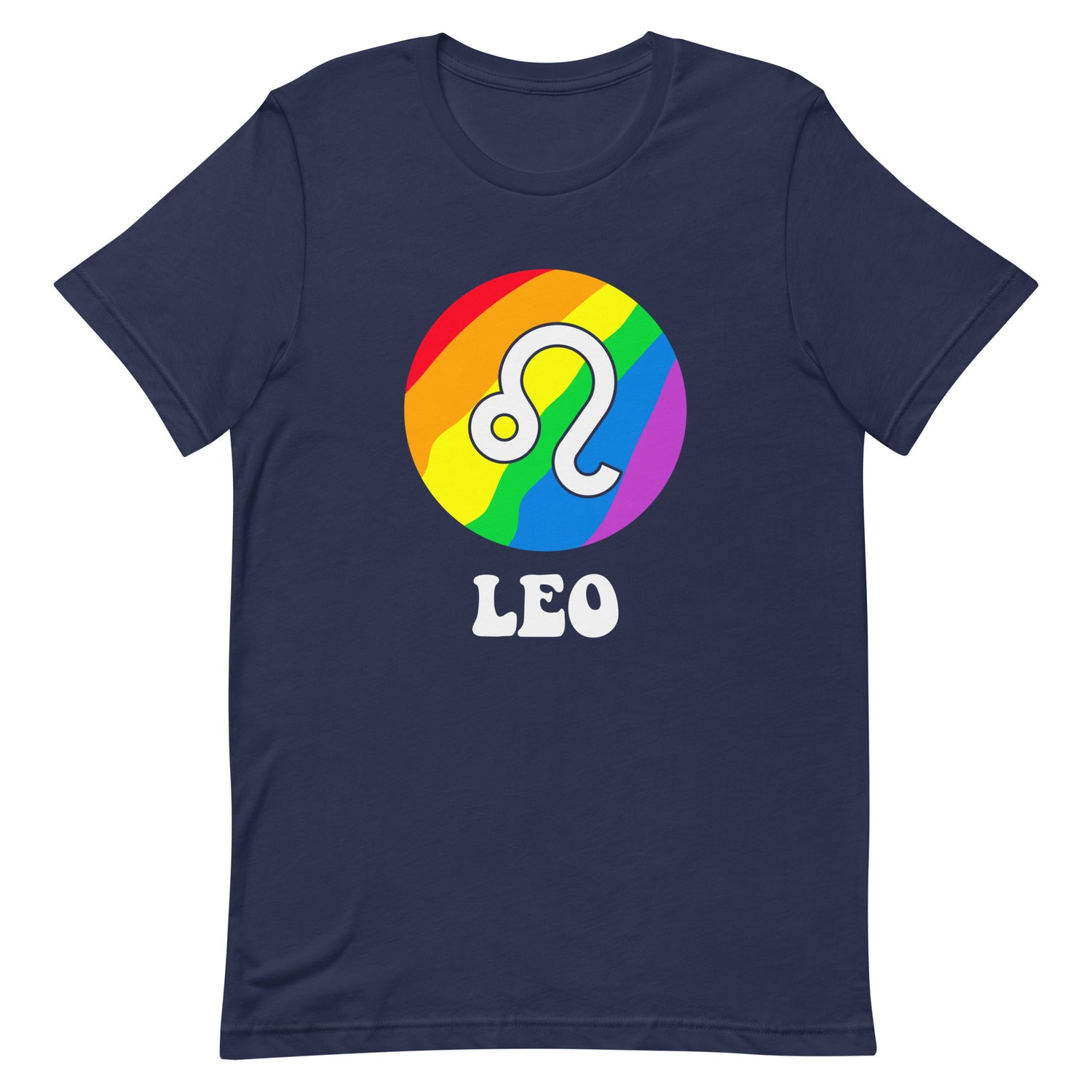 Leo Zodiac Sign Gay Pride T-Shirt - gay pride apparel