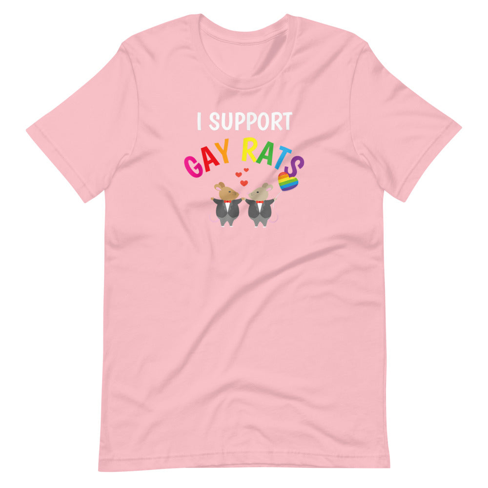 I Support Gay Rats Unisex T-Shirt - gay pride apparel