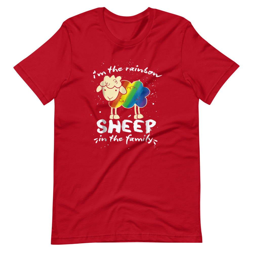 I'm the Rainbow Sheep in the Family T-Shirt - Gay Pride Shirt - gay pride apparel