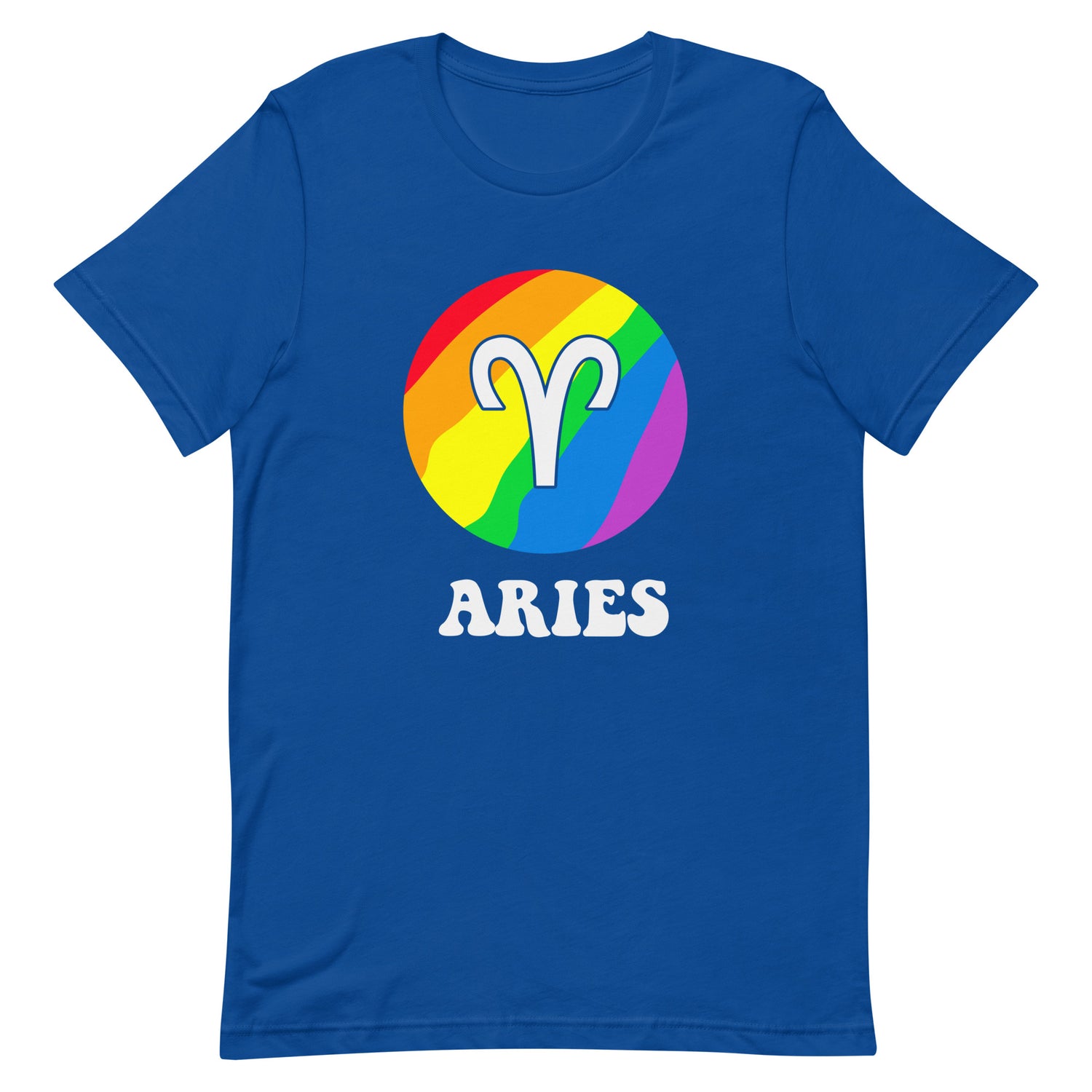 Aries Zodiac Sign Gay Pride T-Shirt - gay pride apparel