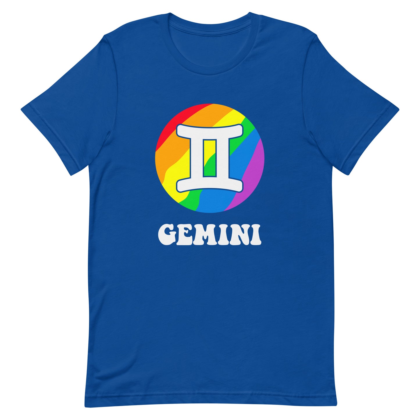 Gemini Zodiac Sign Gay Pride T-Shirt - gay pride apparel