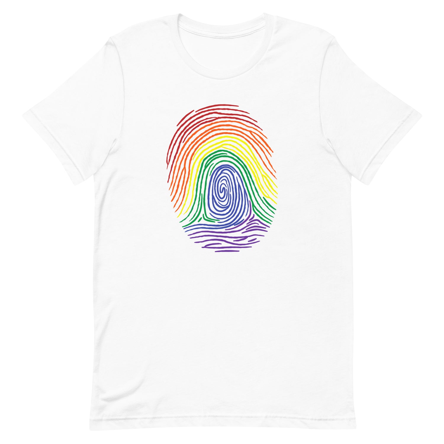 Fingerprint LGBTQ Pride T-Shirt - gay pride apparel